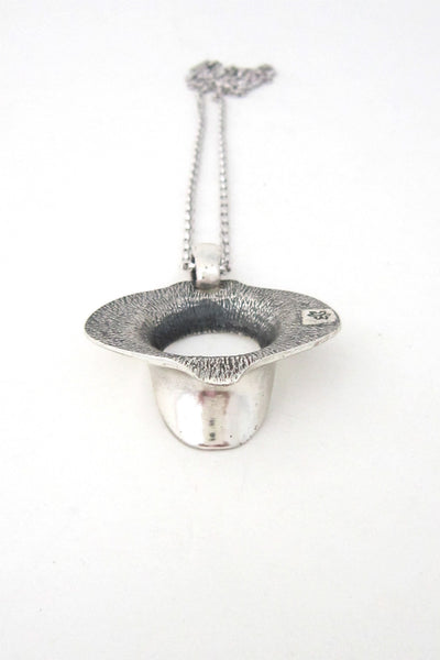 Guy Vidal brutalist 'vertebra' necklace
