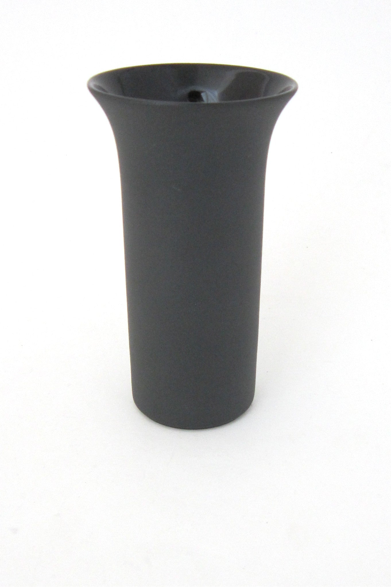 Rosenthal Germany porcelaine noire (black porcelain) small flared vase