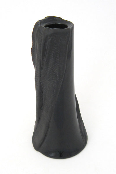 Rosenthal Studio Line porcelaine noire candle holder by Van Loon