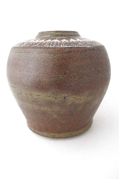 Finn and Dagny Hald Norway vintage stoneware ceramic vase Hald Soon