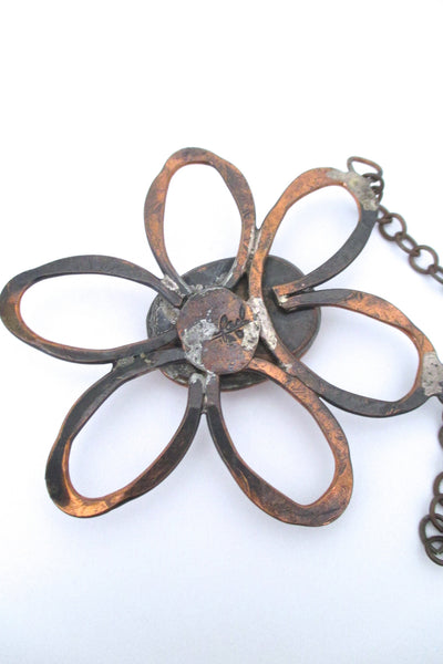 Rafael Alfandary Canada copper daisy necklace