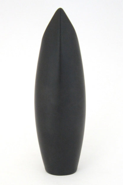 Rosenthal Germany porcelaine noire (black porcelain) Pinguino vase by Lino Sabattini