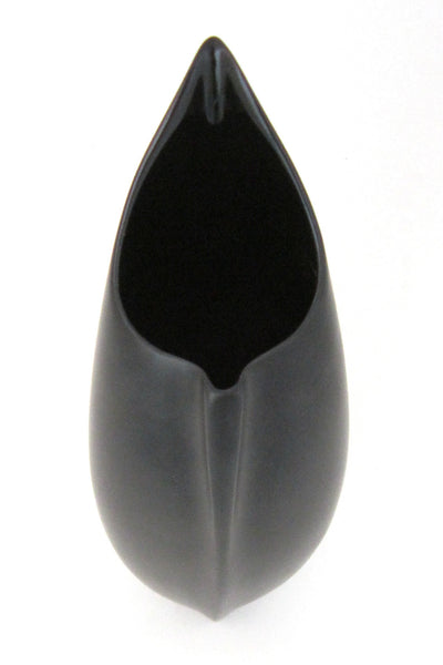 black porcelain pinguino vase by Lino Sabattini for Rosenthal