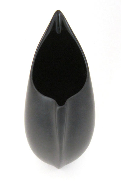 black porcelain pinguino vase by Lino Sabattini for Rosenthal