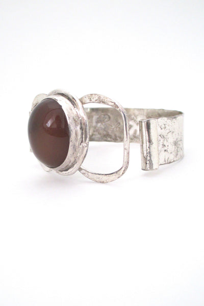 Rafael Canada rare sterling & agate bracelet