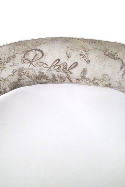Rafael Canada rare sterling & agate bracelet