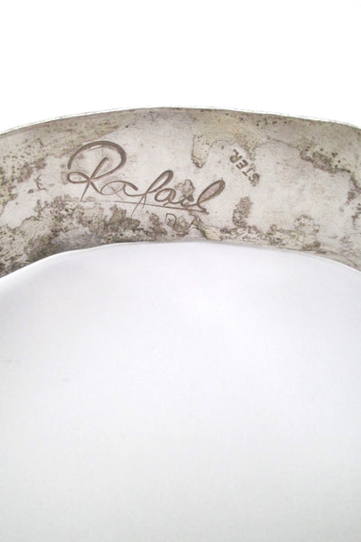 Rafael Canada rare sterling & agate bracelet