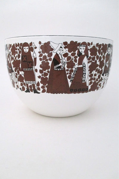 Finel Finland vintage enamel  bowl by Kaj Franck & Esteri Tomula