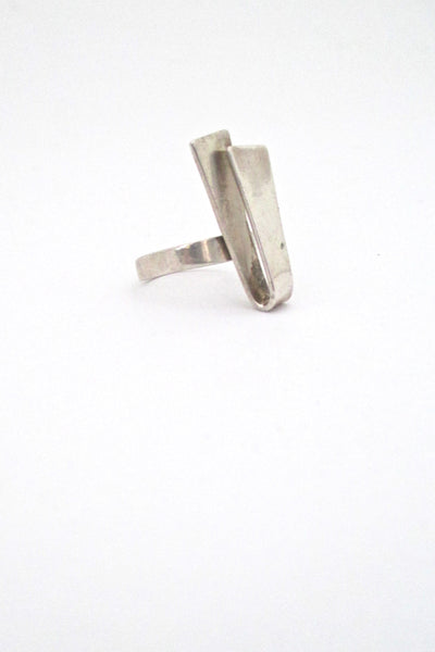 Arne Johansen 'silver fold' ring