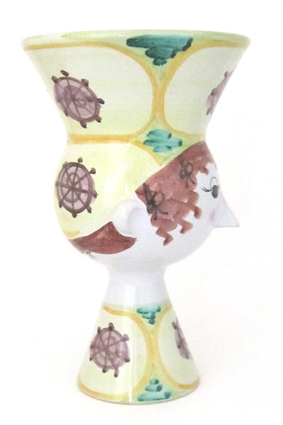 Wiinblad faience head vase