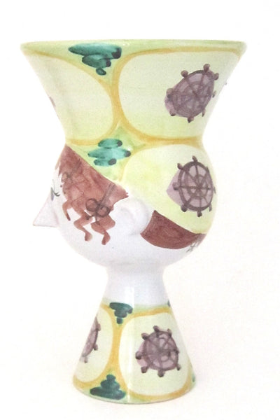 Wiinblad faience head vase