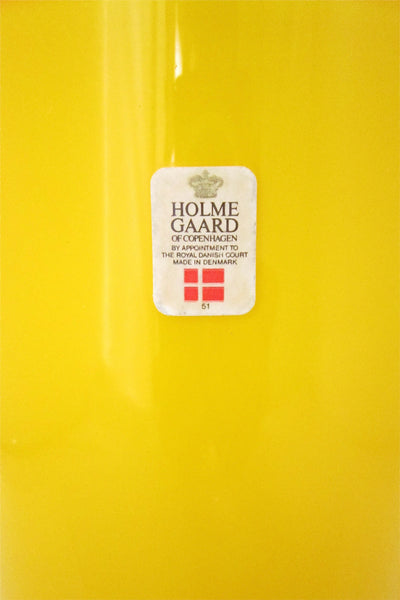 Holmegaard yellow "Palet" pitcher