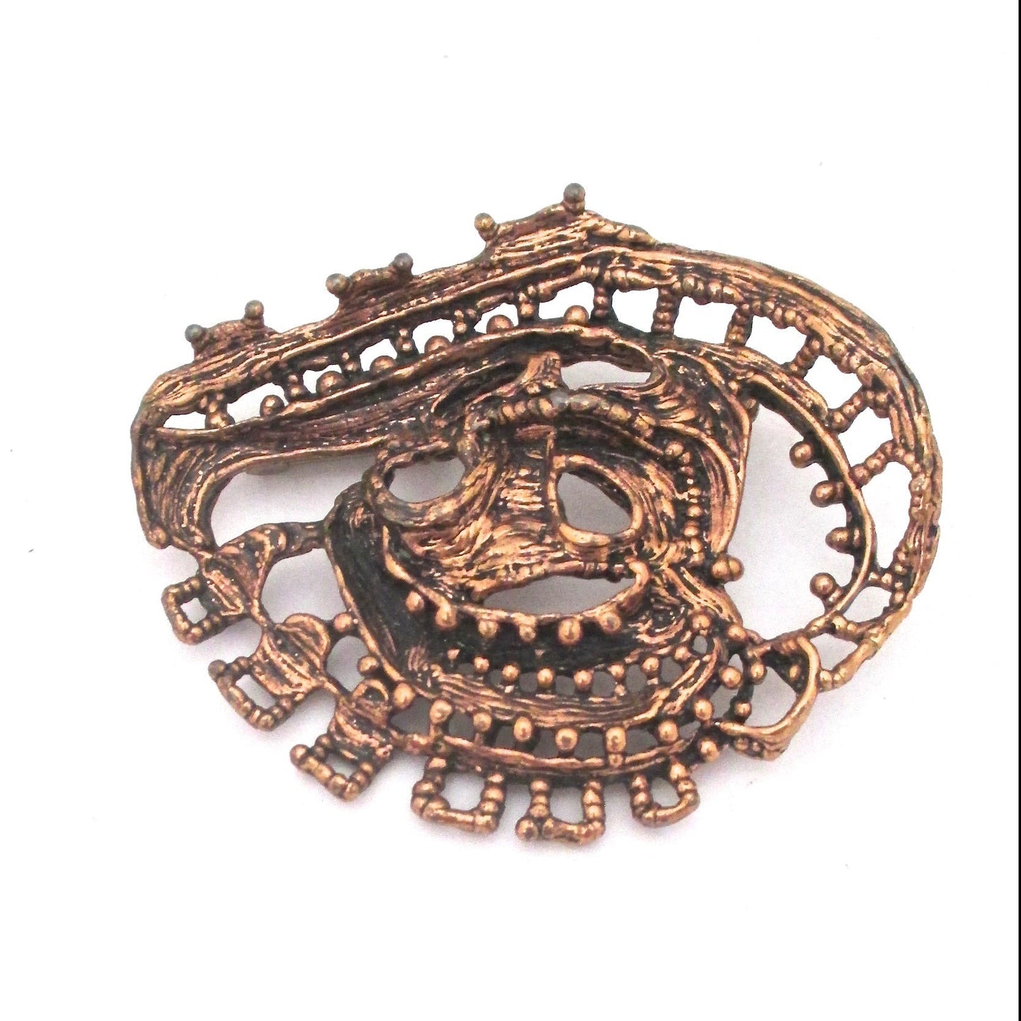 Studio Else & Paul large sculptural bronze brooch