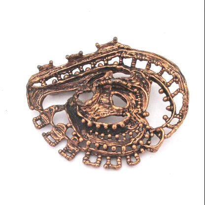 Studio Else & Paul large sculptural bronze brooch