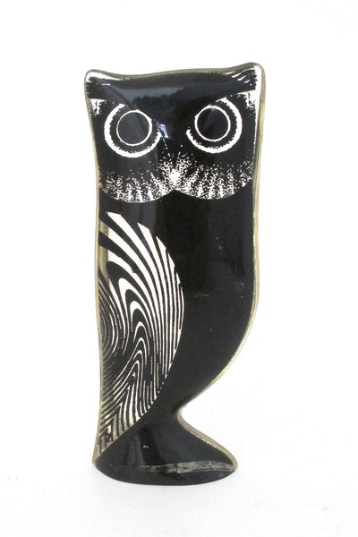 Palatnik vintage acrylic modernist small owl sculpture 1