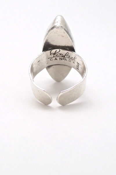 Rafael Canada large sterling silver ring