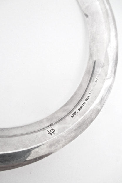 Ove Wendt for Andreas Mikkelsen wide silver choker