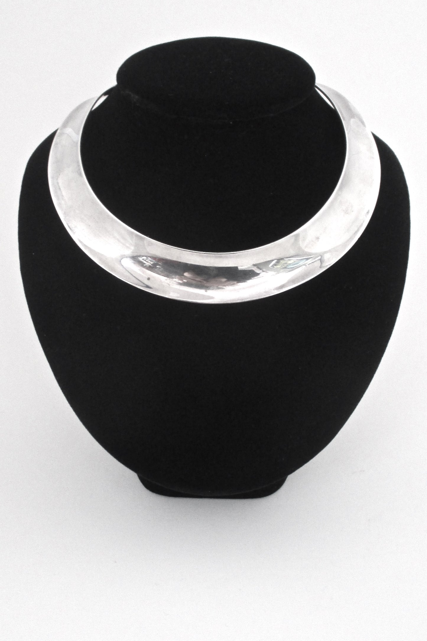 Ove Wendt for Andreas Mikkelsen wide silver choker