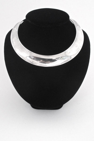 Ove Wendt for Andreas Mikkelsen wide silver choker
