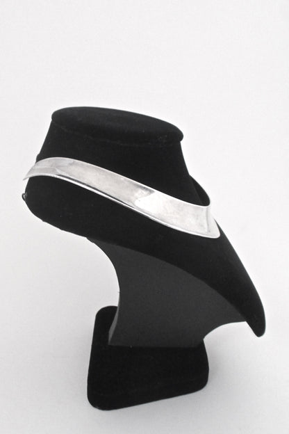 Ove Wendt for Andreas Mikkelsen wide silver choker
