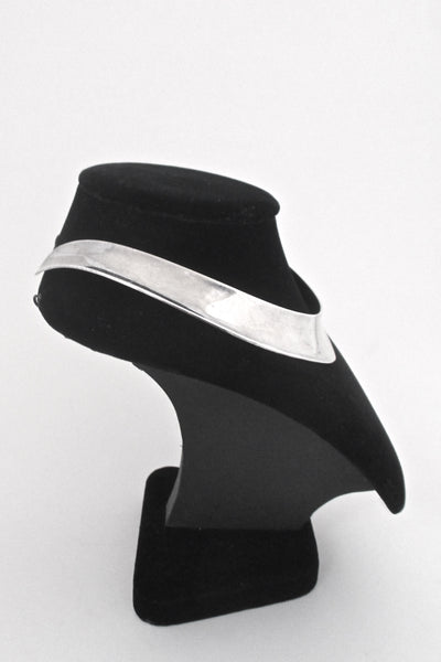 Ove Wendt for Andreas Mikkelsen wide silver choker