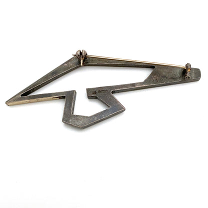 Tostrup large silver brooch ~ Gudmund Elvestad