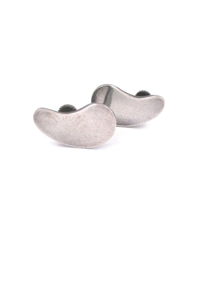 detail Georg Jensen Denmark vintage silver earrings 123 by Nanna Ditzel