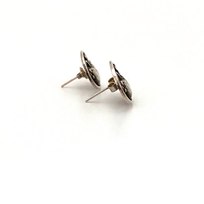 profile Georg Jensen Denmark vintage silver earrings 51 Scandinavian Modernist jewelry design