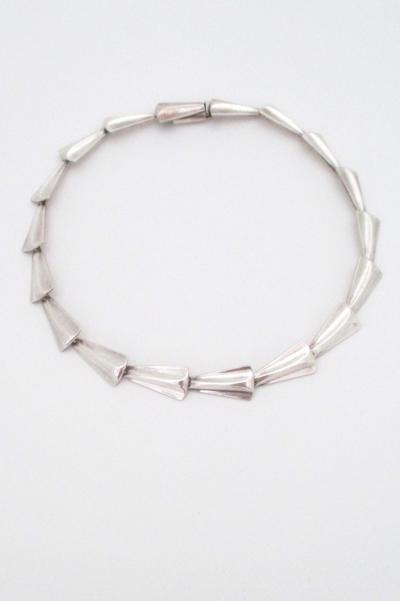 John Lauritzen Denmark heavy silver choker