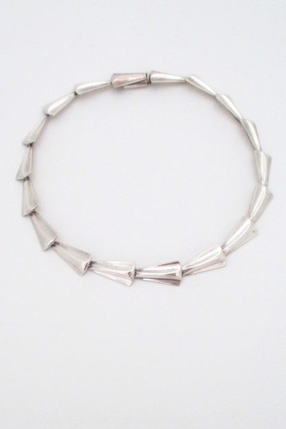 John Lauritzen Denmark heavy silver choker