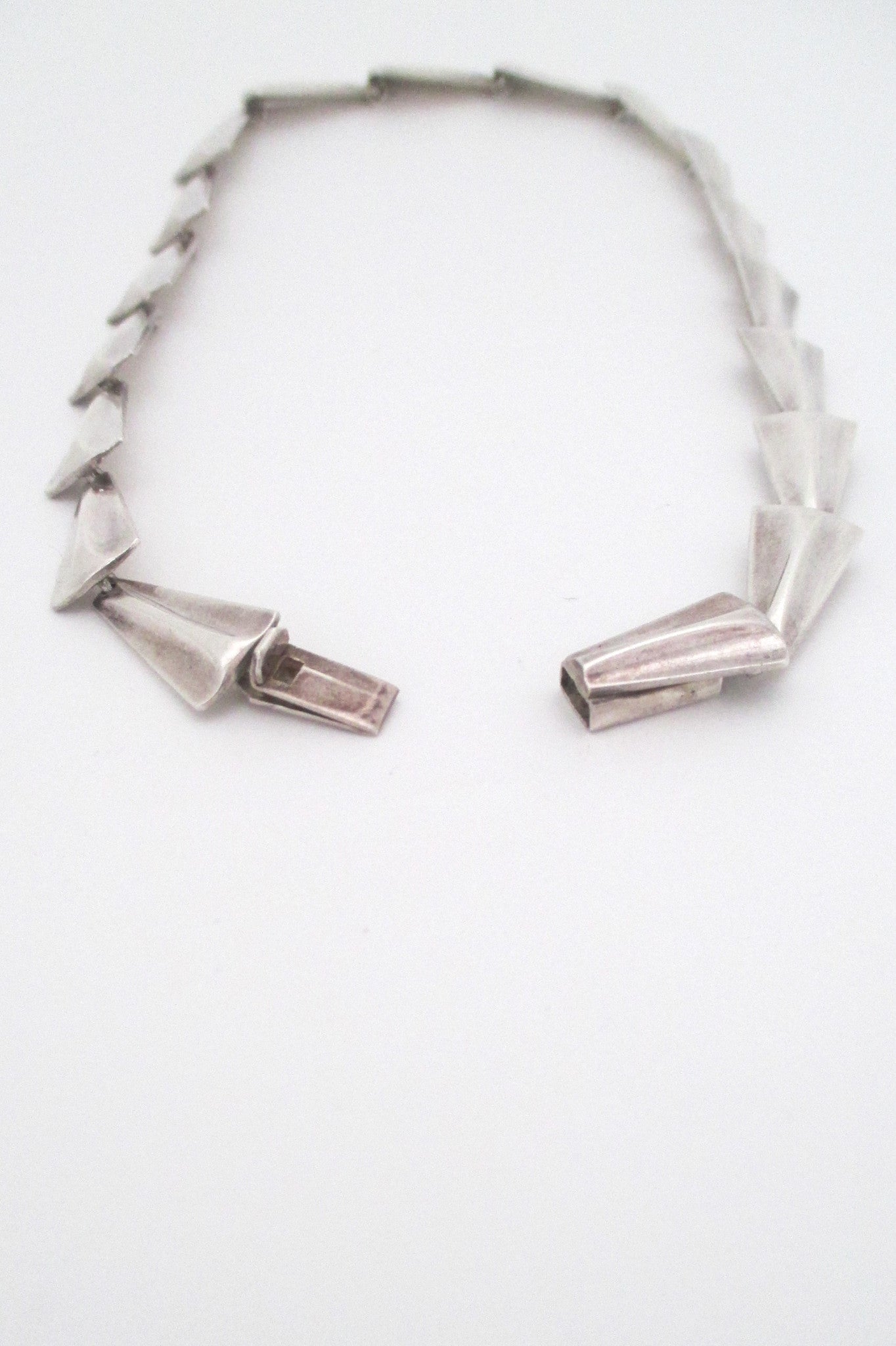 John Lauritzen Denmark heavy silver choker