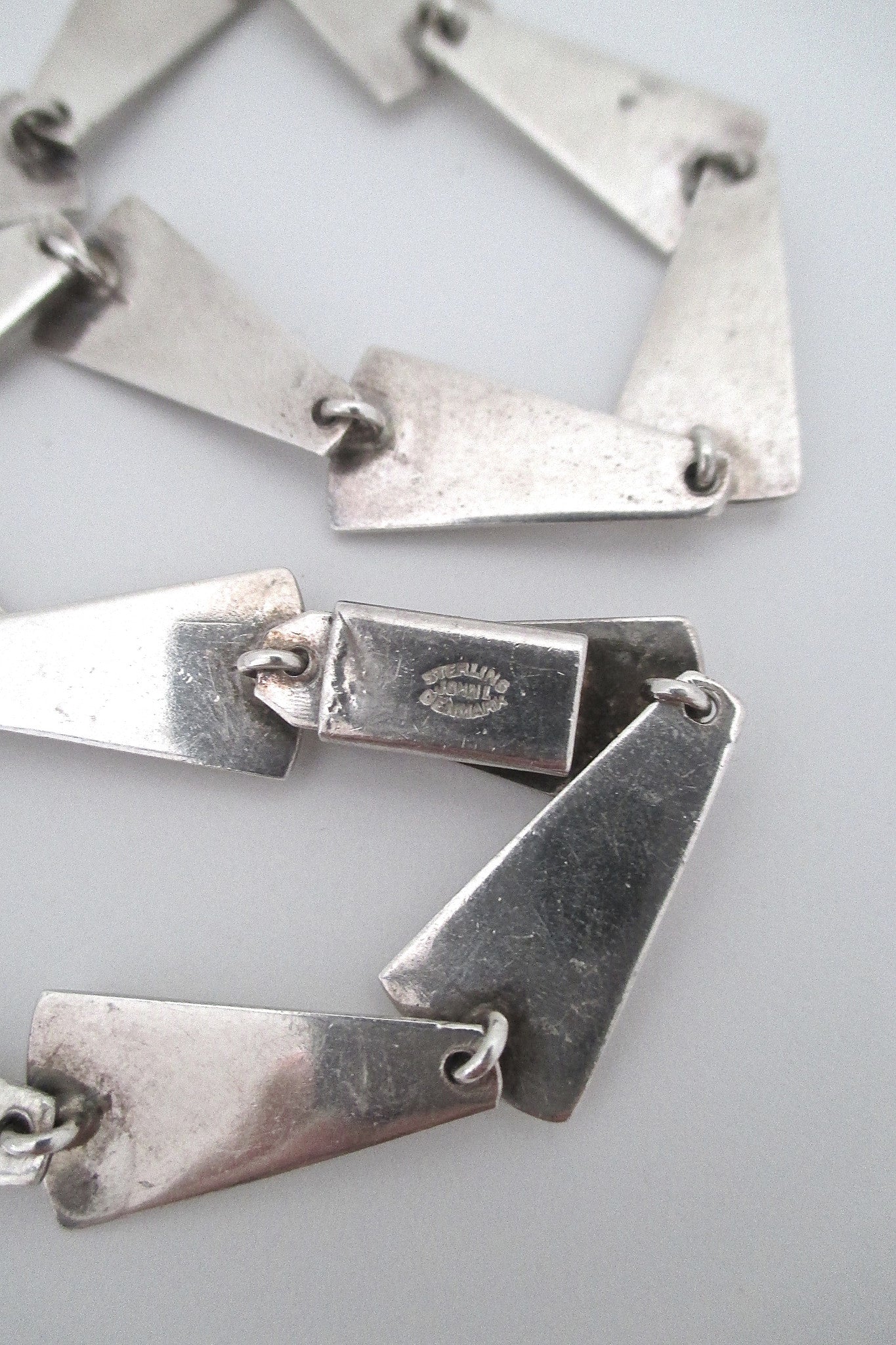 John Lauritzen Denmark heavy silver choker