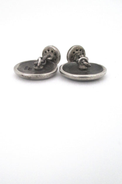 Lisa Jenks vintage 'target' cufflinks