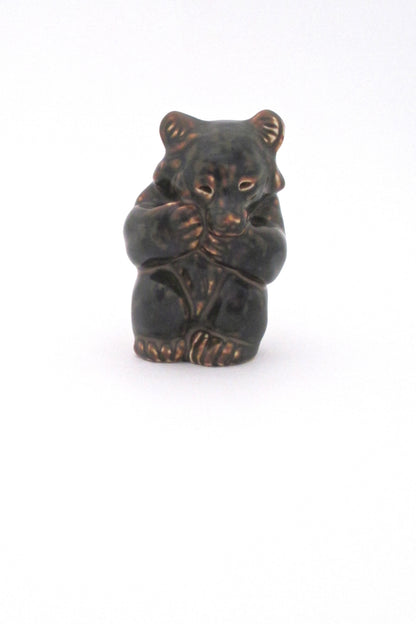 Royal Copenhagen Knud Kyhn bear cub #4 - laughing