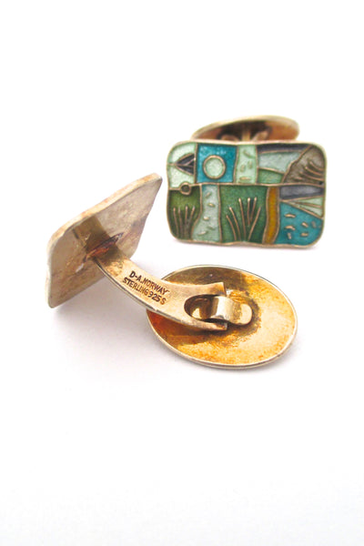 David-Andersen 'Four Seasons' cufflinks - summer