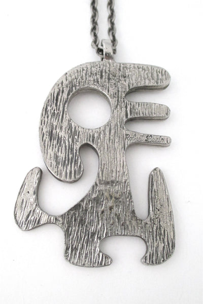 Robert Larin 'Miro man' pendant necklace