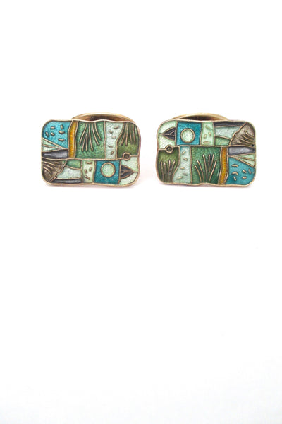 David-Andersen 'Four Seasons' cufflinks - summer