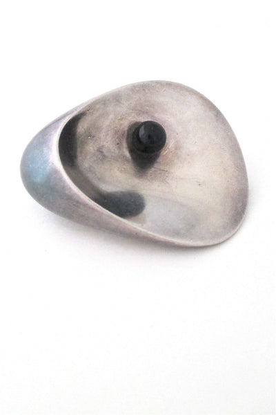 Georg Jensen Denmark vintage silver Nanna Ditzel modernist brooch 328