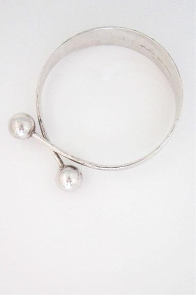 Hans Hansen Denmark vintage modernist silver bracelet by Bent Gabrielsen