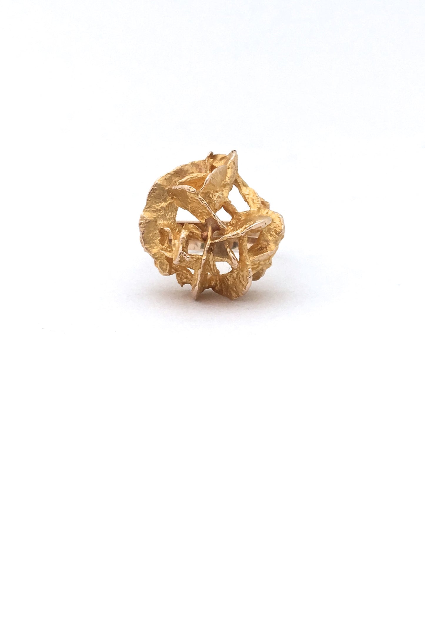 Lapponia 'large gold nugget' 14k gold ring ~ Bjorn Weckstrom