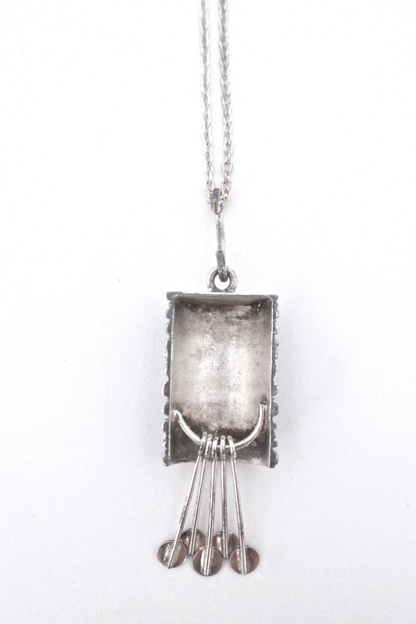 Jorma Laine kinetic silver pendant - 1971
