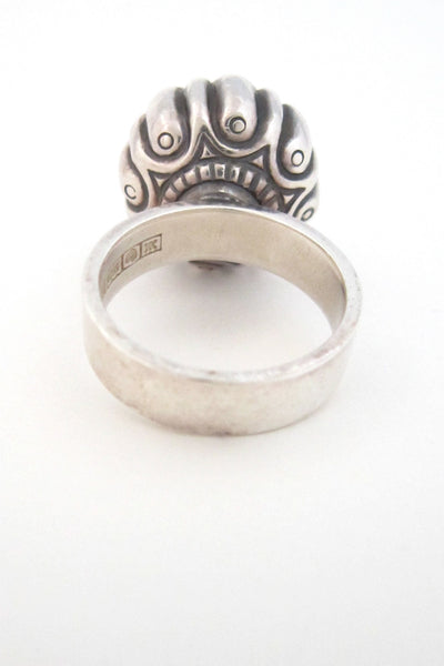 Kalevala Koru large dome silver ring