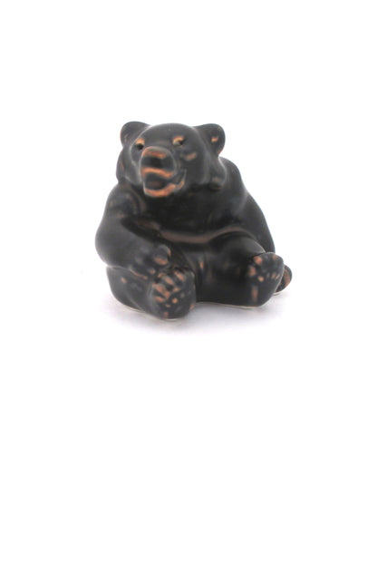 Royal Copenhagen Knud Kyhn bear cub #2 - sitting