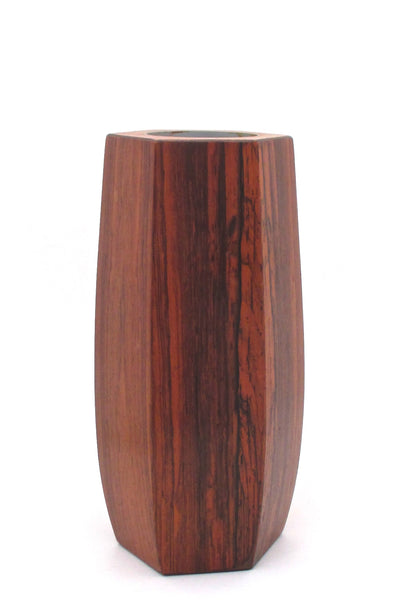 rosewood hexagonal vase - Denmark