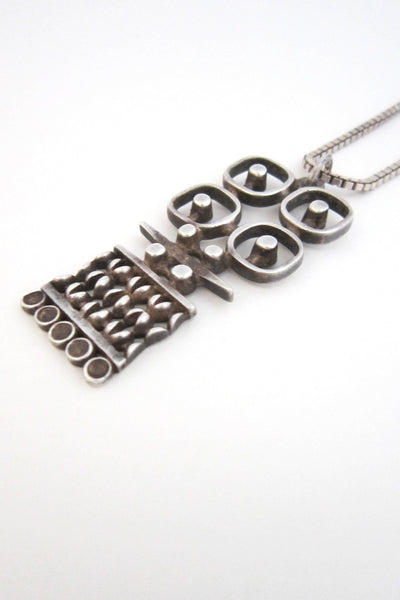 Jorma Laine silver pendant necklace