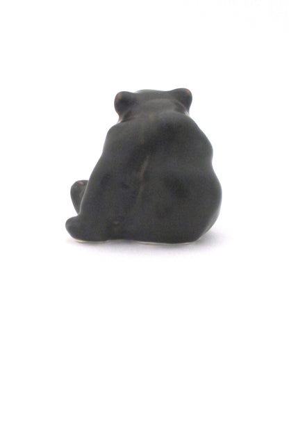 Royal Copenhagen Knud Kyhn bear cub #2 - sitting