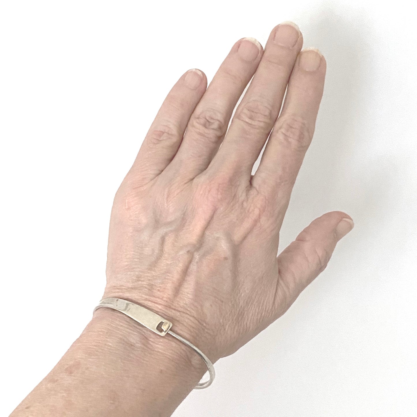 Ed Levin sterling & 14k bracelet