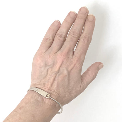 Ed Levin sterling & 14k bracelet