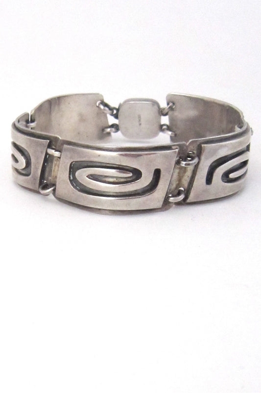 Fridl Blumenthal American Modernist sterling silver bracelet