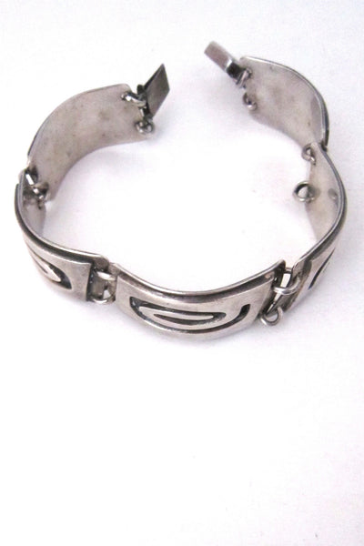 Fridl Blumenthal American Modernist sterling silver bracelet